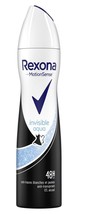 Rexona INVISIBLE Aqua antiperspirant spray XL 200ml-FREE SHIPPING - $10.88