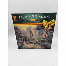 Thomas Kinkade The Night Before Christmas 1000 Piece Jigsaw Puzzle 2004 - £5.32 GBP