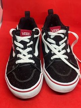 Vans off the wall youth skate shoes flame sneakers boys size 5 508357 - $21.04