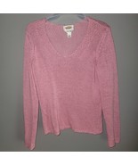 Talbots Sweater Womens Size Small Made in Italy Open Knit Long Sleeves - $29.69