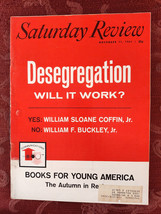 Saturday Review November 11 1961 William Sloane Coffin William F Buckley - £15.55 GBP
