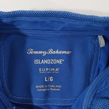 Tommy Bahama Men’s Blue Casual Pima Cotton Blend Polo Shirt Short Sleeve Size L image 4
