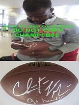 CHRISTINE MICHAEL,SEATTLE SEAHAWKS,SIGNED,AUTOGRAPHED,NFL FOOTBALL,COA,P... - $108.89