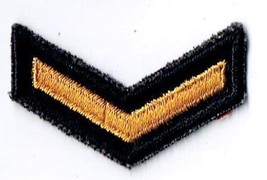 Canadian Armed Services Sailor Second Class Gold On Black Arm Patch 2&quot; x... - £2.29 GBP