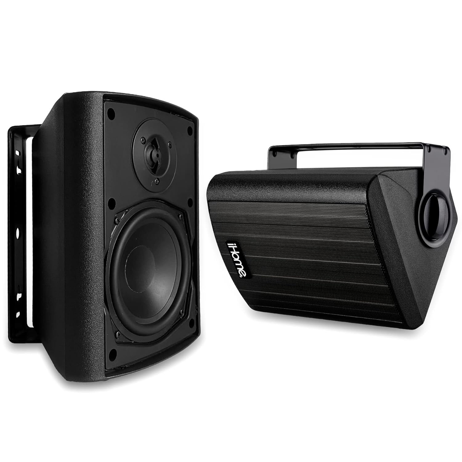 iHome IHSI-W525BT-PR-BLK Bluetooth Indoor/Outdoor All Weather Weatherproof 5.25