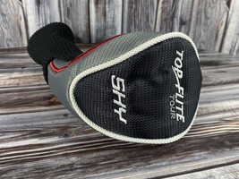 TOP FLITE TOUR Golf Club Head Cover - 5HY - Gray Black Red - $5.94