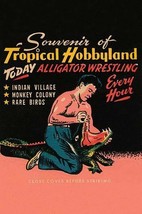 Tropical Hobbyland - Alligator Wrestling - Art Print - £17.32 GBP+