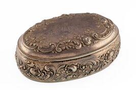 Gorham Argento Sterling Edwardian Portagioie Con / Monogramma B160 - $613.23