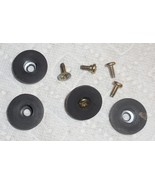 Brother XR33 Free Arm Sewing Machine Rubber Foot Pads w/Mounting Screws - £12.09 GBP