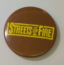 Vintage Pinback Button 1984 Movie Promo Streets Of Fire Advertising Pin - $17.94 CAD