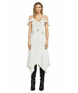 BCBG MAX AZRIA LISSA STONE ASYMMETRICAL SLIP DRESS SZ S NEW $228  - $137.61