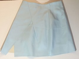 Womens fashion faux leather  skirt light baby blue Size XS - £11.89 GBP