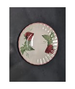 Southern Potteries Blue Ridge Scalloped Plate, Hand Painted Strawberry P... - $319.88 MXN