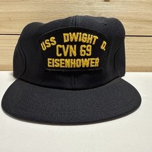 Vintage USS Dwight D. Eisenhower MILITARY Hat CVN 69 Ship Hat New Made I... - $29.60
