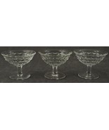 Vintage Fostoria Crystal AMERICAN Elegant Glass 3PC Lot Flared Low Sherbets - £16.81 GBP