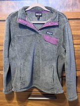 Patagonia Women&#39;s Worn Wear Re-Tool Snap-T® Fleece Pullover Polartec jacket - L - £26.65 GBP