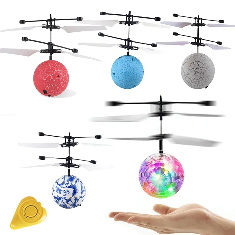 Colorful RC Flying Ball Luminous Kid&#39;s Flight Balls Infrared Induction A... - £9.57 GBP+