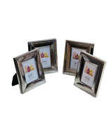 Set of 4- Mini Collection Metal Pictures Frames-Elegant/Azure Home-2.5x3... - $631.20 MXN