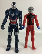 Marvel Titan Hero Series Iron Patriot and Ant Man 12&quot; Action Figure 2014 Hasbro - £19.74 GBP