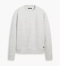 Levi&#39;s Made &amp; Crafted Relaxed Fit Crew Sweatshirt Heather Grey S Organic... - £46.92 GBP
