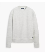 Levi&#39;s Made &amp; Crafted Relaxed Fit Crew Sweatshirt Heather Grey S Organic... - £46.85 GBP