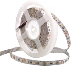 Flexible Ul Listed 300 Units 5050Smd 5 Meters Dc 12V Rgbw Warm White Color - $47.98