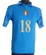 Copia Non Conforme All’Originale Antonio Cassano #18 Italy Jersey Shirt ... - $16.83