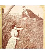 1910s Postcard Romantic Haystack We&#39;ll Meet At The Sane Old Place Epheme... - $28.01 CAD