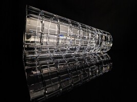 Fabergé Crystal Atelier Collection "Metropolitan" Vase - 13” H x 4.5" W x 2.5"B image 10