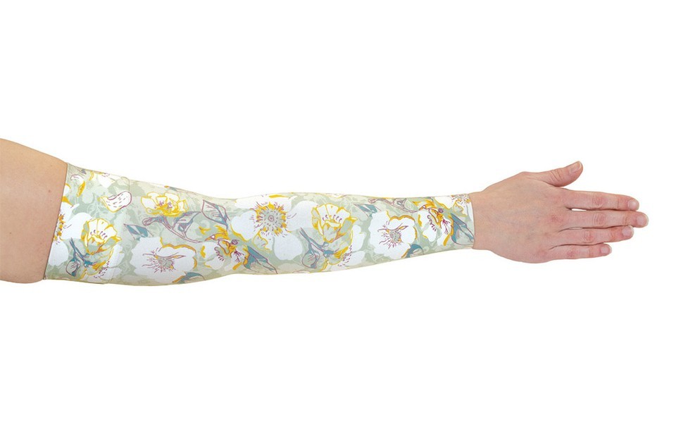 CYNTHIA Compression Sleeve by LYMPHEDIVAS, Gauntlet Option, ANY SIZE &amp; L... - $92.00+