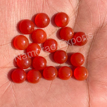 18x18 mm Round Natural Red Onyx Cabochon Loose Gemstone For Jewelry Making - £11.73 GBP+