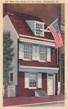 Betsy Ross House Philadelphia Pennsylvania PA to Oxford Kansas Postcard D08 - £2.35 GBP