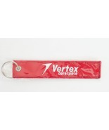 Vertex Aerospace Flight Tag Keychain Red NEW - $93.60 MXN