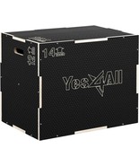 Yes4All 3 in 1 Non-Slip Wooden Plyo Box, Plyometric Box for Home Gym and... - $89.09