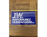 Auto Decal Sticker JW Performance Transmissions - $87.88