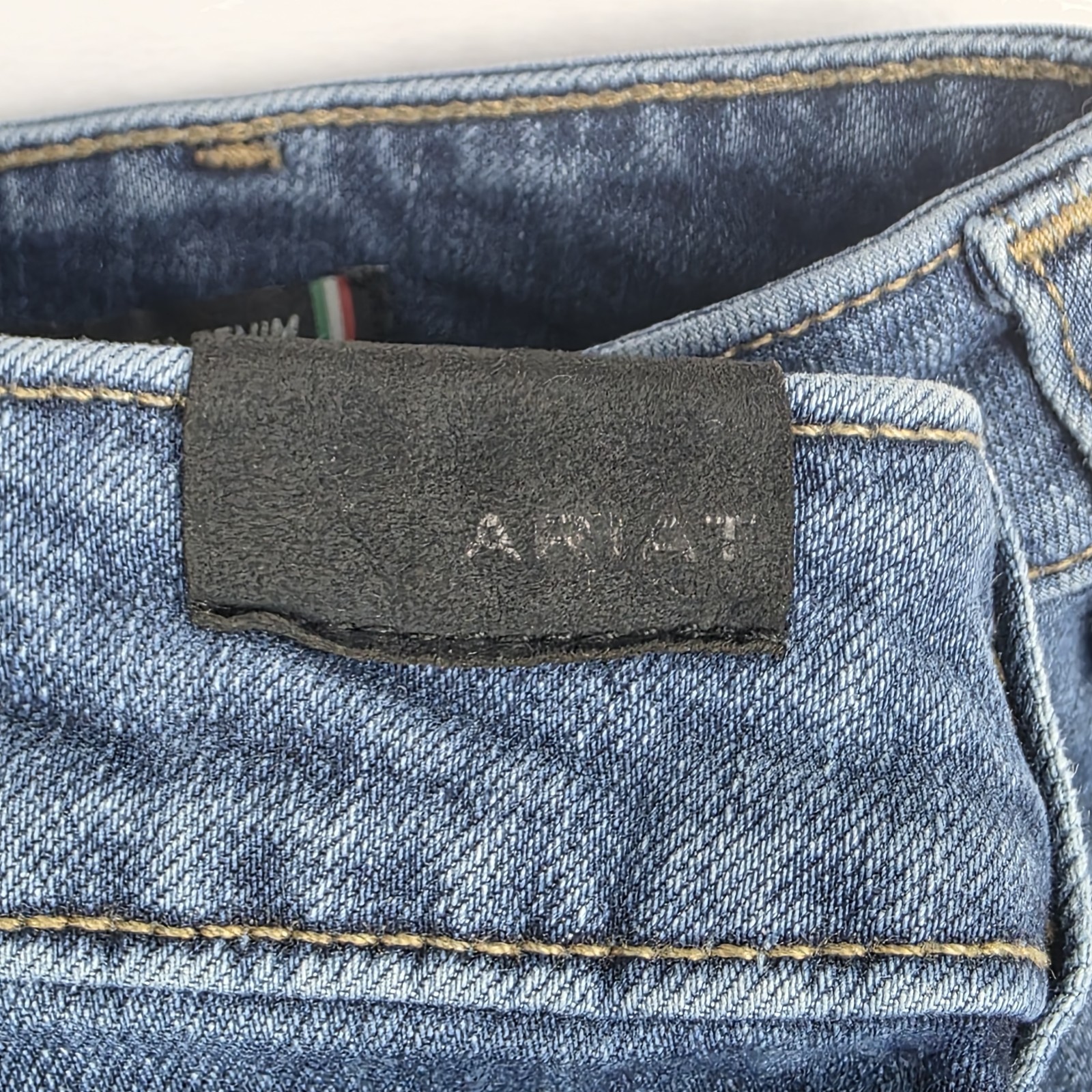 Ariat Jeans Womens Size 32S High Rise Flare Italian Denim Raw Hem Blue Pants Item image 8