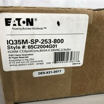 Eaton IQ35M-SP-253-800 Current Transformer SplitCore 800A:0.33VAC 2.5"x3" - $199.99