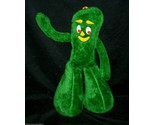 13&quot; VINTAGE 1988 ACE NOVELTY GREEN GUMBY STUFFED ANIMAL PLUSH TOY DOLL P... - £18.63 GBP