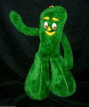 13&quot; VINTAGE 1988 ACE NOVELTY GREEN GUMBY STUFFED ANIMAL PLUSH TOY DOLL P... - $23.75