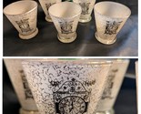 Lote De 5 Georges Briard Coctelería 89ml Cordial Gafas Reloj Later que Y... - €115,27 EUR