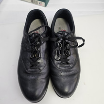 SAS Freetime Leather Walking Shoes Sneakers Womens 9 Black Tripad Comfort  - €20,50 EUR