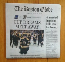 2019 St. Louis Blues Win Boston Globe Stanley Cup Finals Newspaper - $44.60