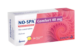 NO-SPA Comfort 40 mg x24 tabs relieves spasm, cystitis, menstrual pain, ... - $24.99