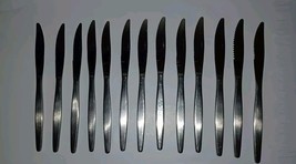 Flatware Stainless Steel Korea Knife Rounded End Sleek 13 Pieces - $17.99