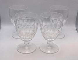 Set of 4 Waterford Crystal COLLEEN Short Stem Water Goblets Glasses - £159.86 GBP