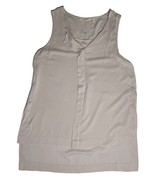 Womens Soft Surroundings Pink Sleeveless Hi Low Hem Tunic Tank Side Slit... - $19.79