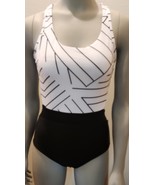 Women&#39;s One Piece Black and White Swimsuit - $19.67