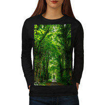 Green Forest Road Tee Venice Boat Women Long Sleeve T-shirt - £11.73 GBP