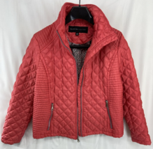 Marc New York Andrew Marc Light Puffer Jacket Coral Color Size XL - $31.34