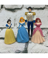 Disney Princess Figures Snow White Aurora Ariel &amp; Prince Eric - £15.56 GBP